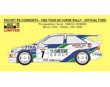 Decal – Escort RS Cosworth - Official Ford rally team - Tour de Corse 1995 "LIMITED"